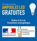 Ampoules LED gratuites grâce à la loi de transition énergétique